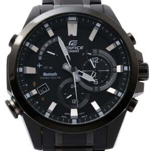 CASIO Edifice EQB510 Black Stainless Steel Men's Analog Watch